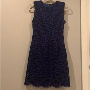 Zara blue lace dress